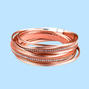 Aveney - Ainsley Charm Bracelet Champagne